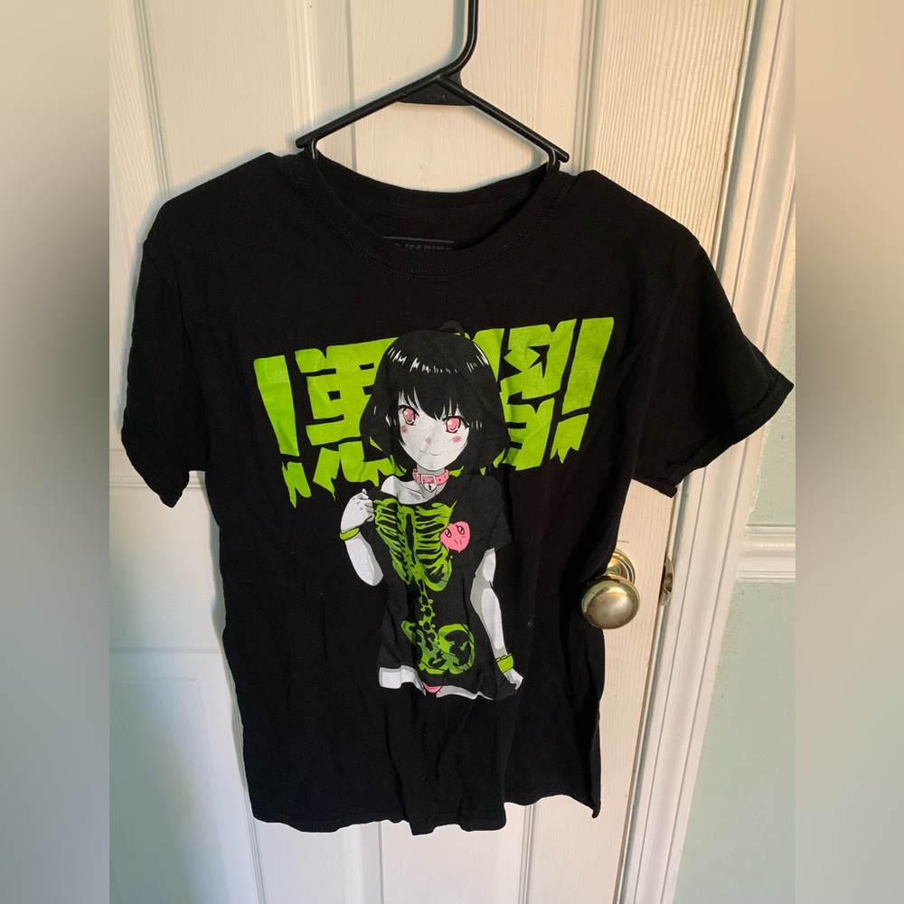 Spencer’s Skeleton Girl Graphic Tee